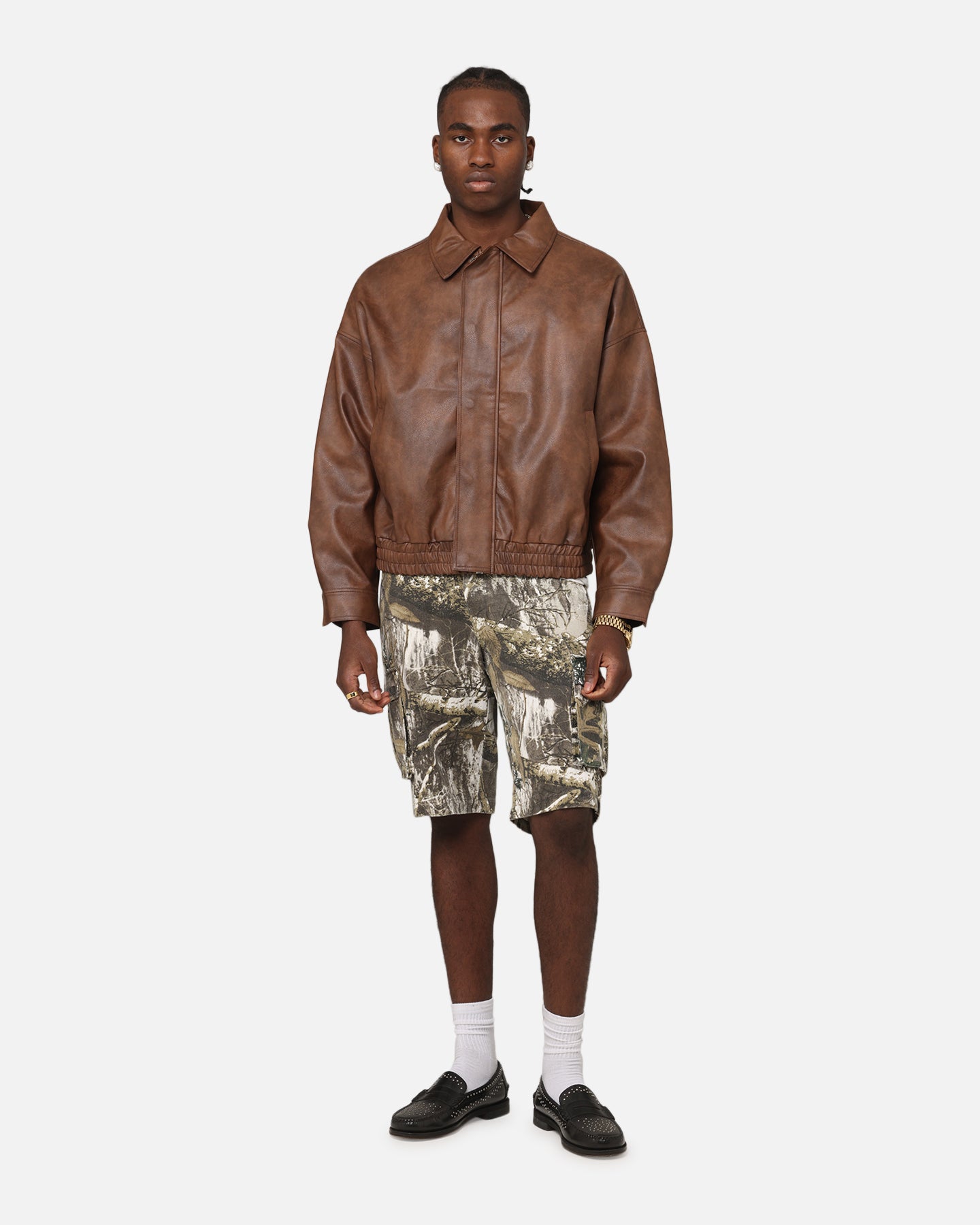 XXIII Vegan Leather Flight Jacket Brown | Culture Kings US XXIII Vegan Leather Flight Jacket Brown | Culture Kings US