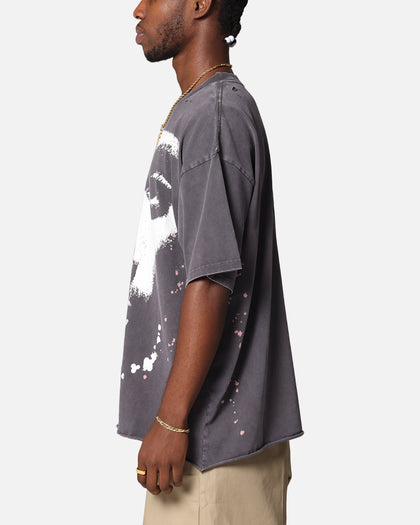 Tupac Blessed T-Shirt Washed Black