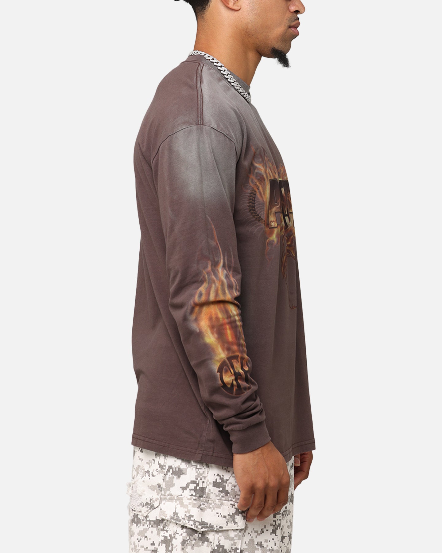 Pantera Pantera Vintage Long Sleeve T-Shirt Dark Brown | Culture