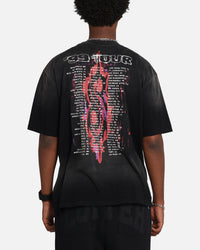 Slipknot Slipknot Blacked Out T-Shirt Washed Black