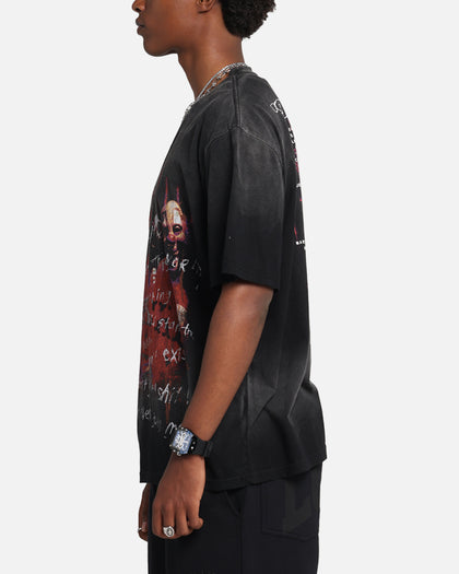 Slipknot Slipknot Blacked Out T-Shirt Washed Black