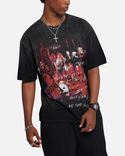 Slipknot Slipknot Blacked Out T-Shirt Washed Black