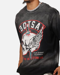Queens Of The Stone Age Stone Age Vintage T-Shirt Washed Black
