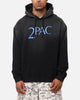 Tupac Super Fade Hoodie Washed Black
