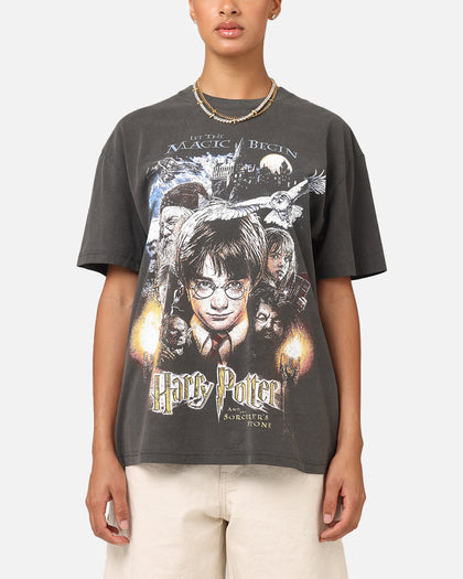 Goat Crew X Harry Potter Sorcerer's Stone Heavy T-Shirt Black Wash