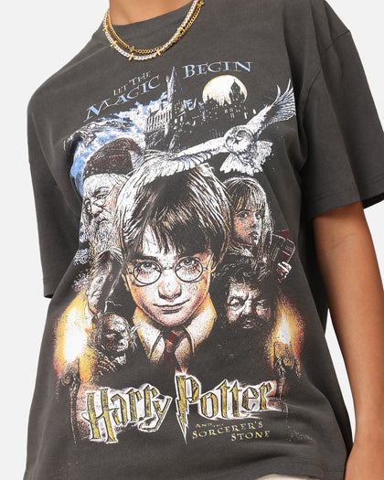 Goat Crew X Harry Potter Sorcerer's Stone Heavy T-Shirt Black Wash