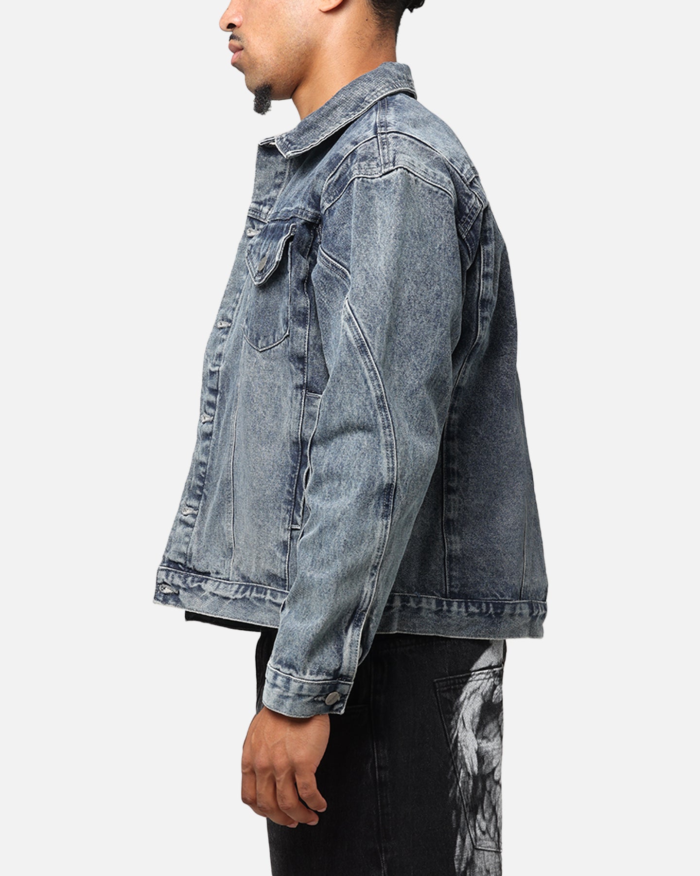 Saint Morta Armoury Denim Jacket Dirty Denim | Culture Kings US