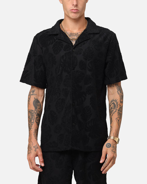 XXIII Dark Amazon Button Up Shirt Black