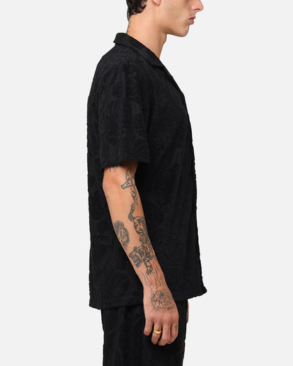 XXIII Dark Amazon Button Up Shirt Black