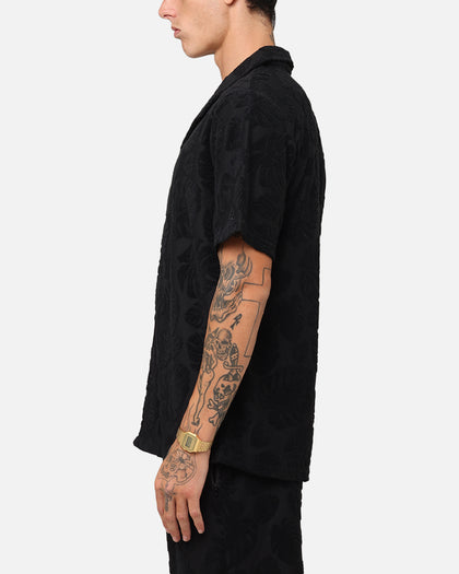 XXIII Dark Amazon Button Up Shirt Black