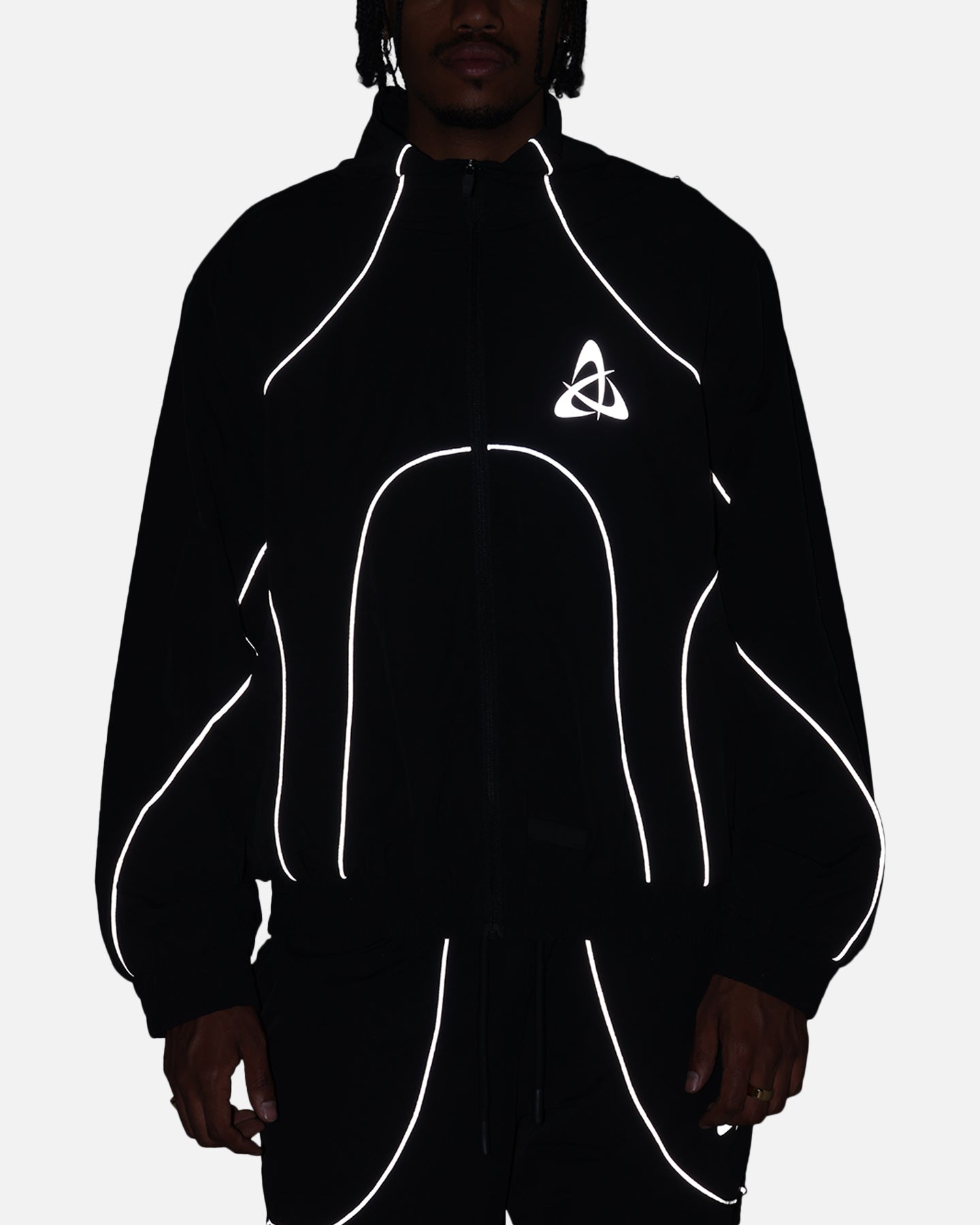 The Anti Order Stereo Nylon Track Jacket Black | Culture Kings US