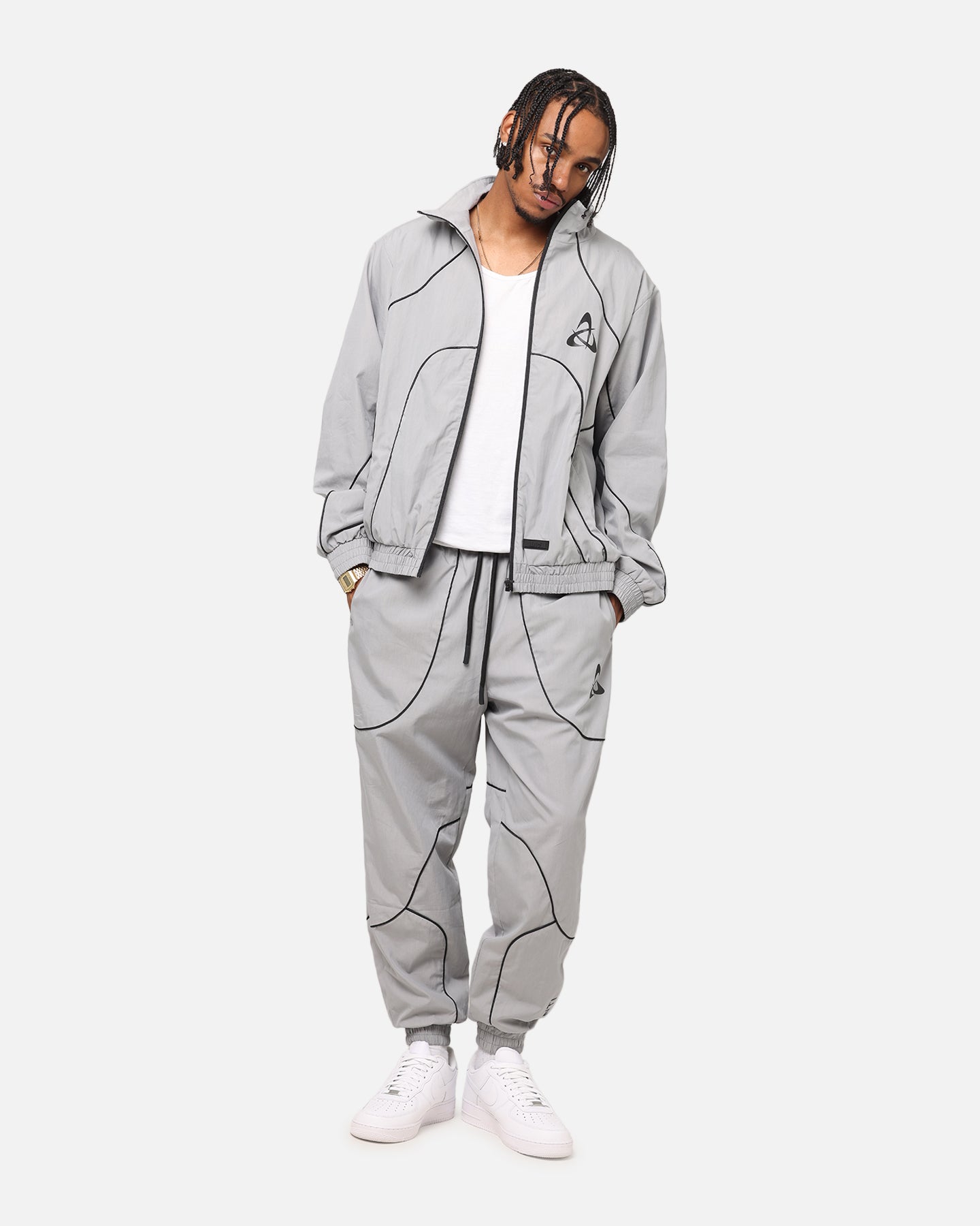 The Anti Order Stereo Nylon Track Jacket Grey | Culture Kings US