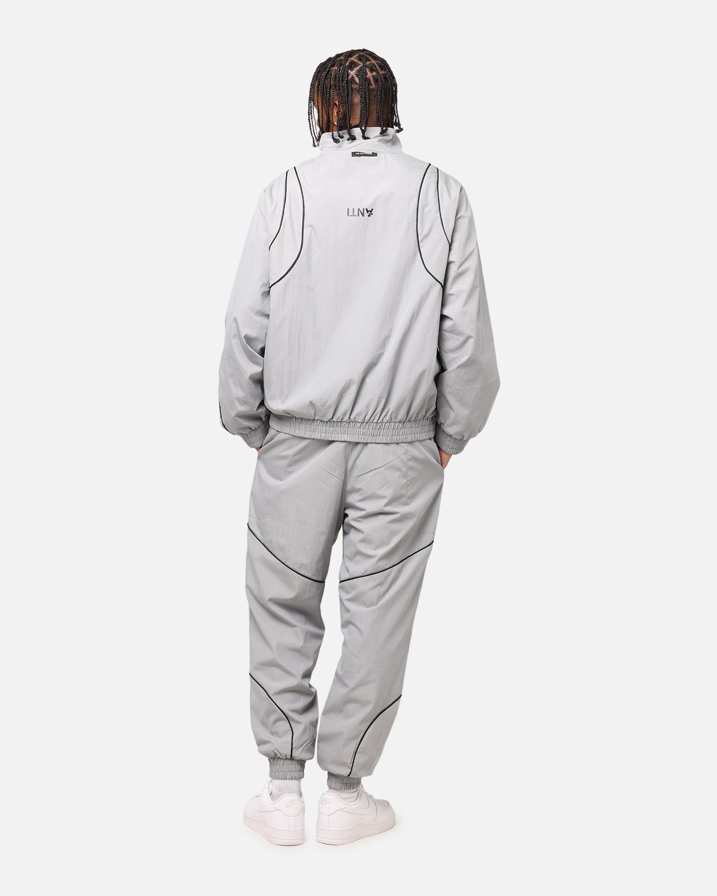 The Anti Order Stereo Nylon Track Jacket Grey | Culture Kings US
