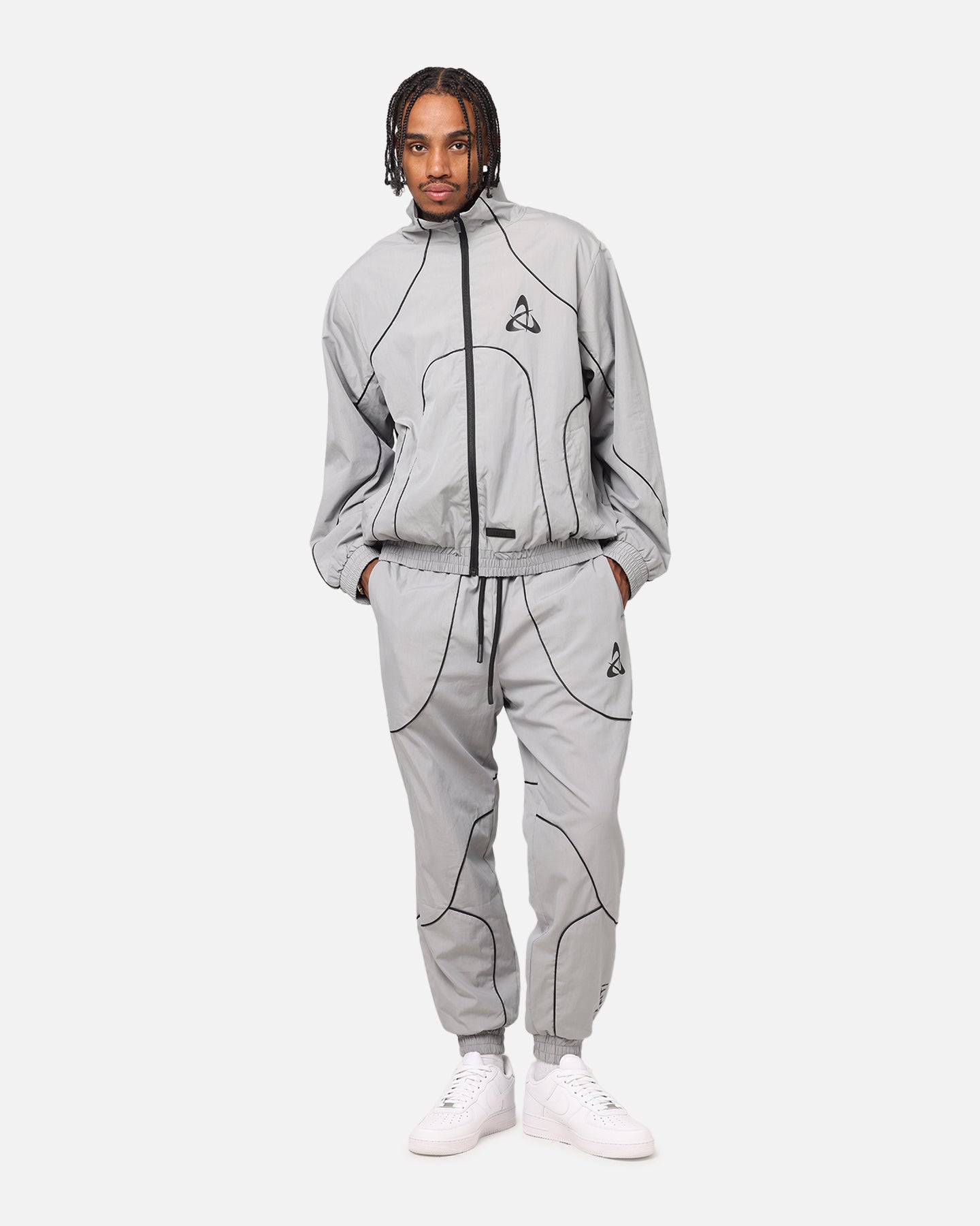 The Anti Order Stereo Nylon Track Jacket Grey | Culture Kings US