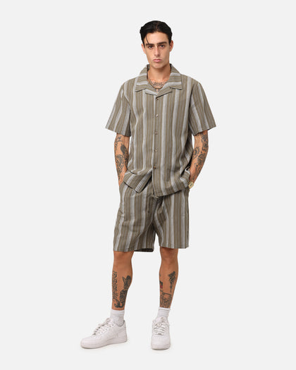 XXIII Condesa Linen Button Up Shirt Olive