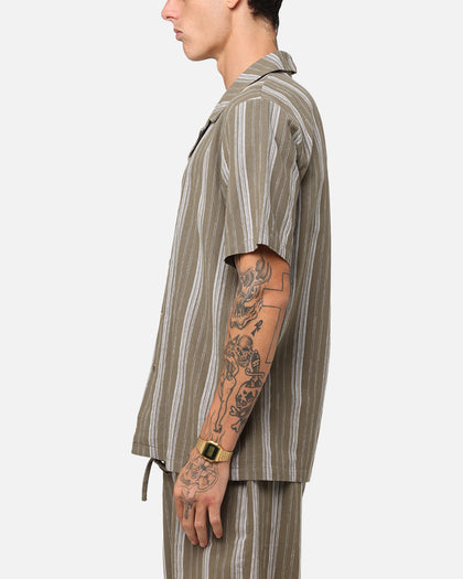 XXIII Condesa Linen Button Up Shirt Olive