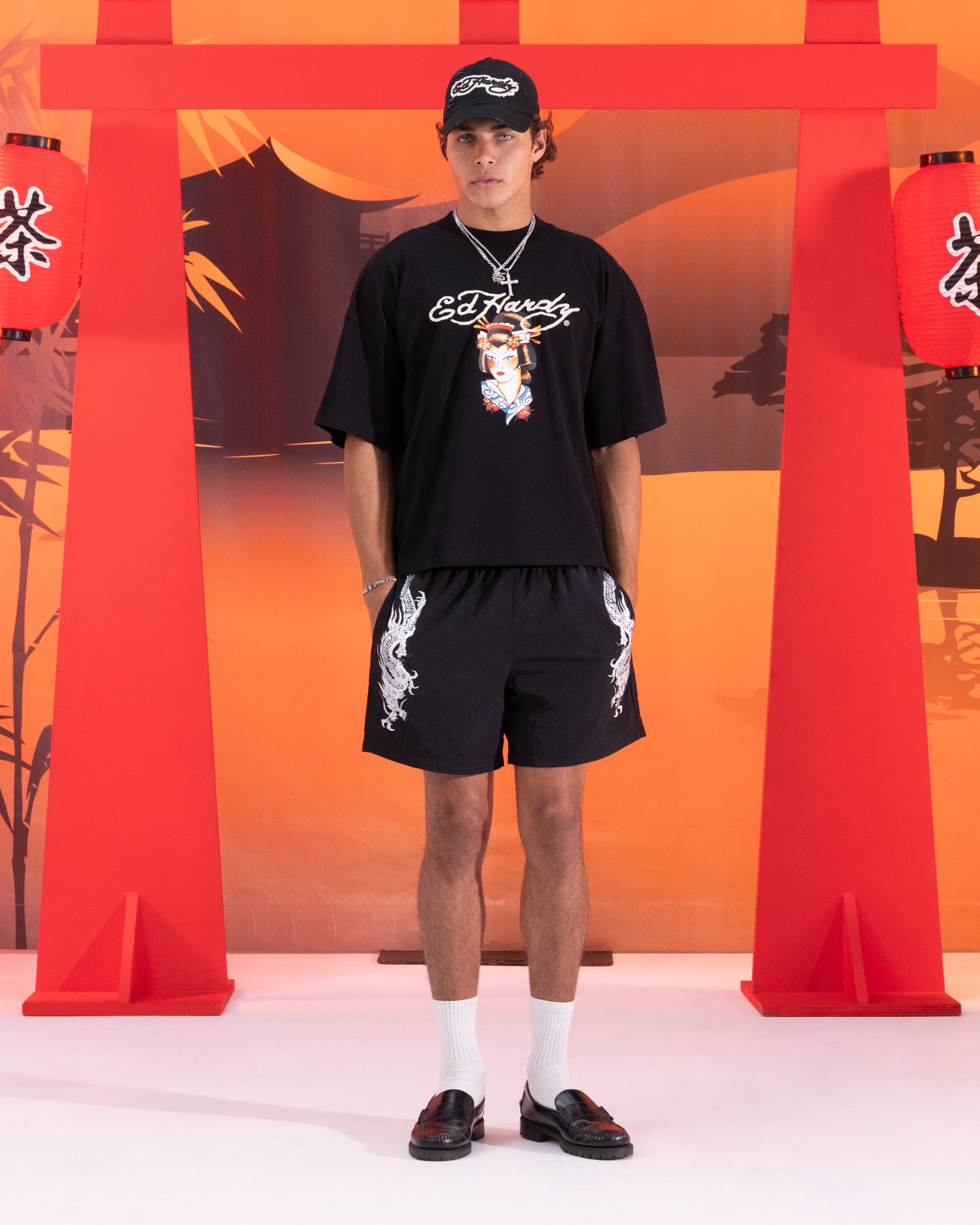 Ed Hardy Geisha T-Shirt Black | Culture Kings US