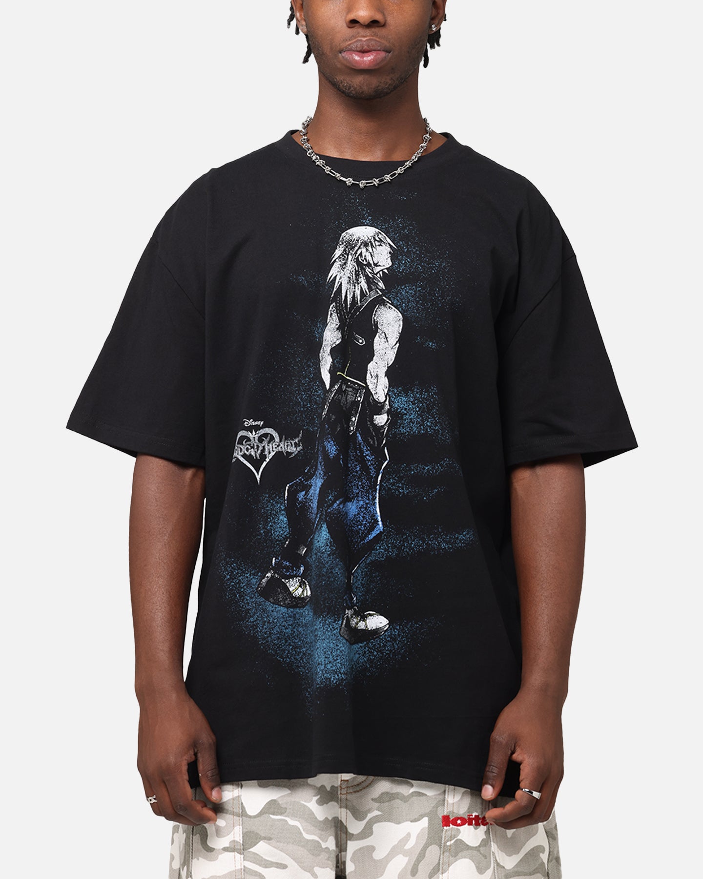 海外限定 Disney Kingdom Hearts Riku ゲーム Tシャツ Goat Crew Disney Kingdom Hearts Riku Heavyweight T-Shirt