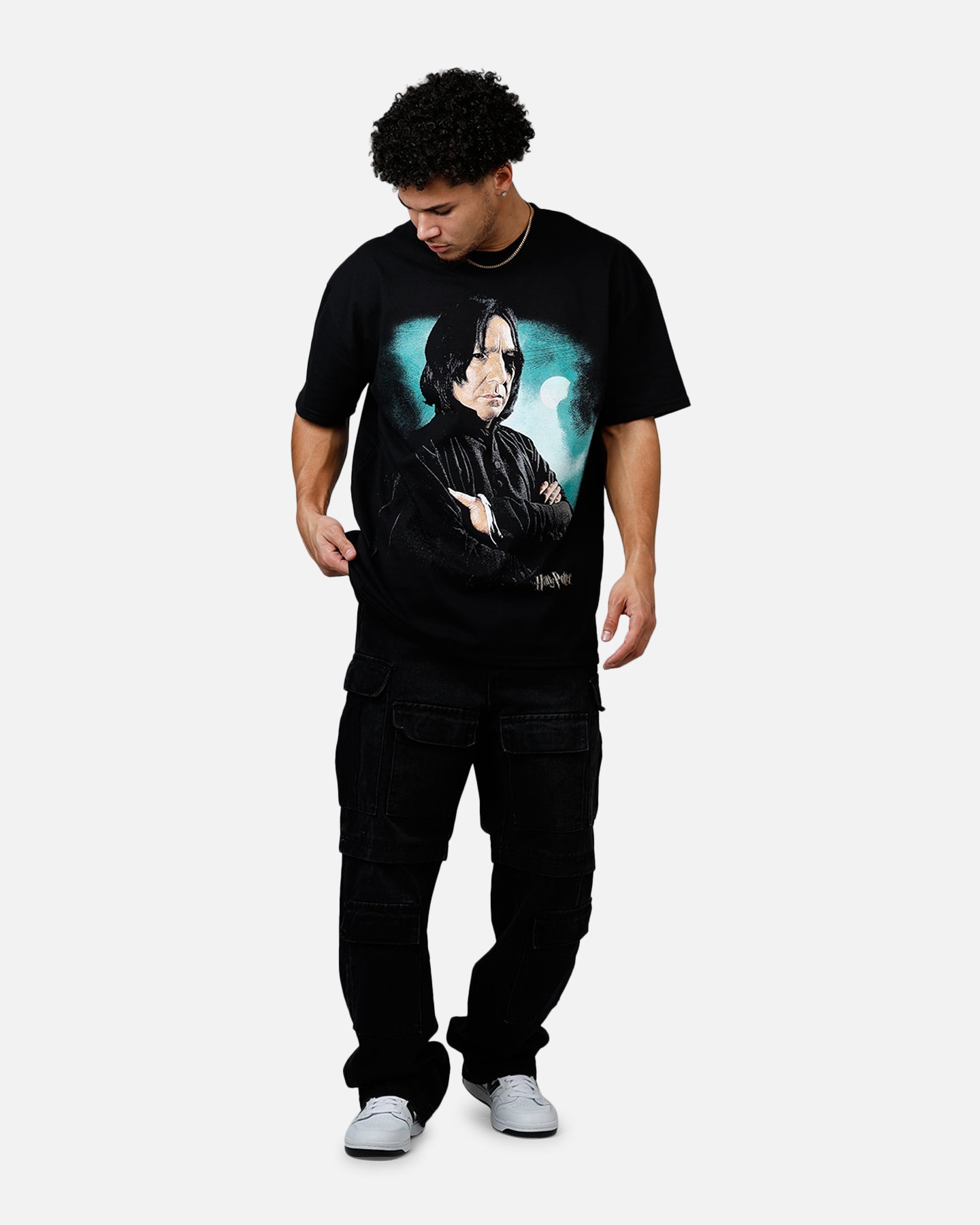 73Studio X Harry Potter Snape Poster Heavyweight T-Shirt Black