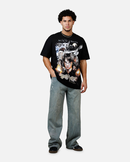 Goat Crew X Harry Potter Sorcerer's Stone Heavyweight T-Shirt Black