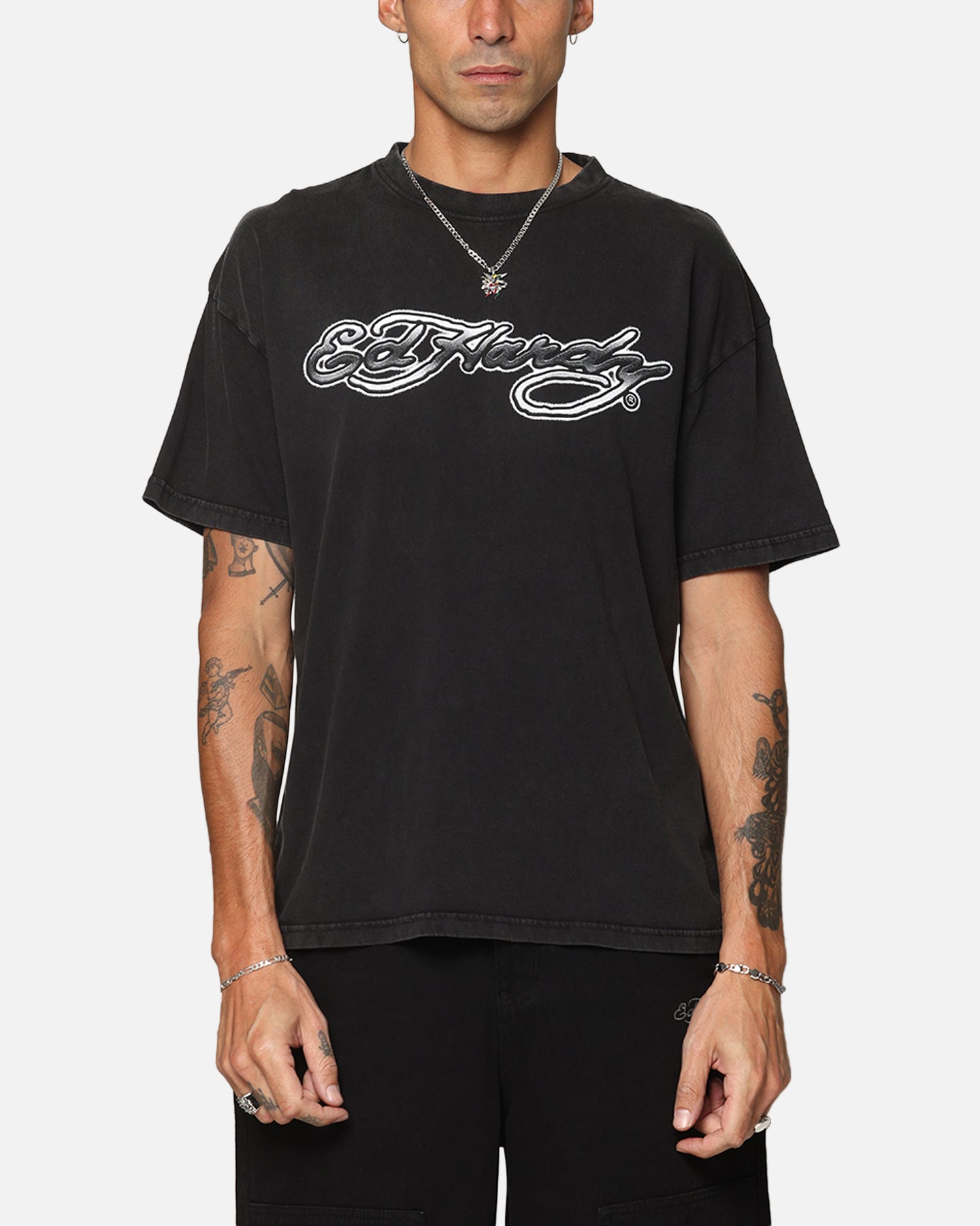 Ed Hardy Tribal T-Shirt Black | Culture Kings US