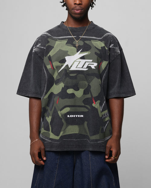 Loiter Motocross Vintage T-Shirt Vintage Black