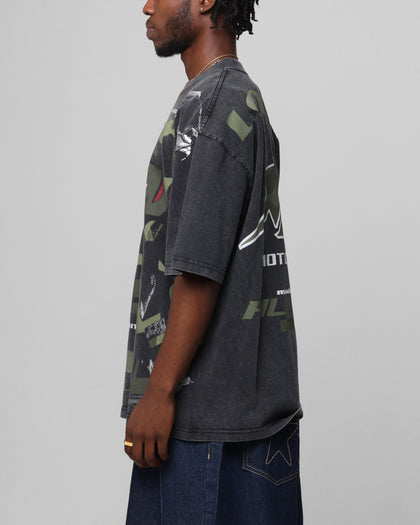 Loiter Motocross Vintage T-Shirt Vintage Black