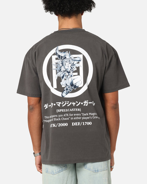 Goat Crew X Yu-Gi-Oh! Dark Magician Girl Card Heavy T-Shirt Black Wash