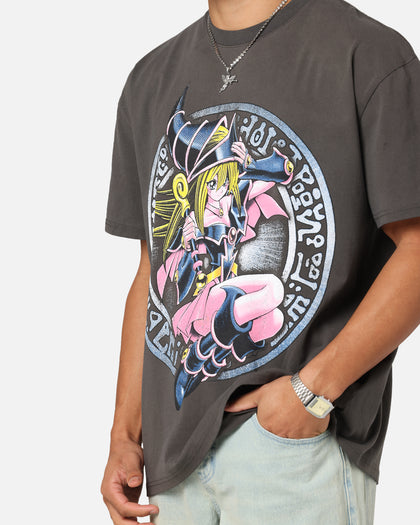 Goat Crew X Yu-Gi-Oh! Dark Magician Girl Card Heavy T-Shirt Black Wash