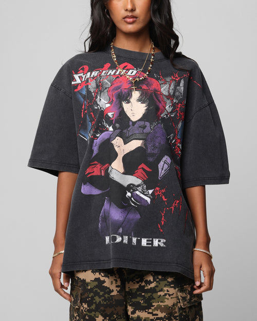 Loiter Valkyrie Vintage T-Shirt Black Wash