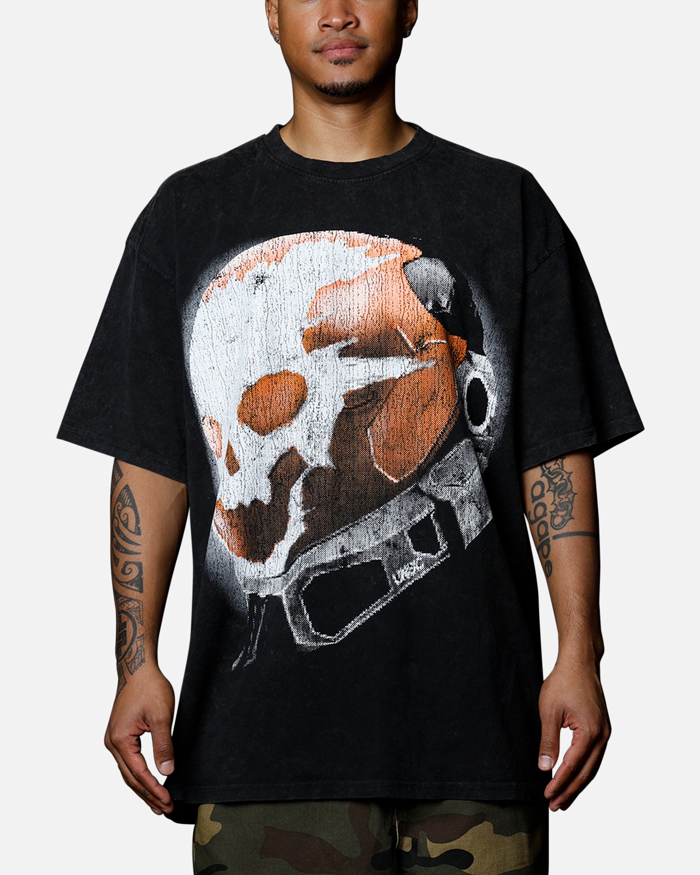 Goat Crew X Halo Halo Reach Emilie Big Head Vintage T-Shirt Black