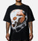 Goat Crew X Halo Halo Reach Emilie Big Head Vintage T-Shirt Black Acidwash