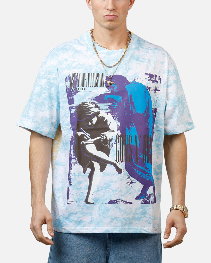Bravado Guns N Roses AOP T-Shirt White Multi | Culture Kings US