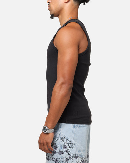Saint Morta Arvina Distressed Singlet Black