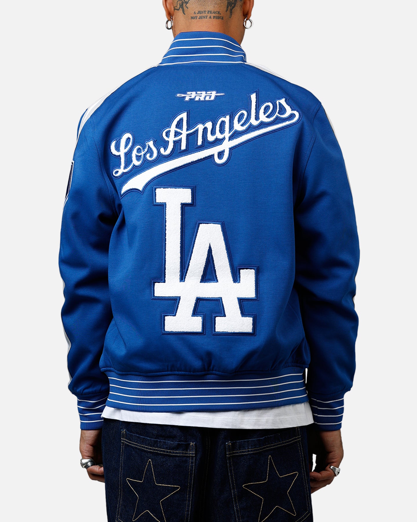 Pro Standard Los Angeles Dodgers Double Knit Jacket Blue | Culture