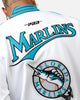 Pro Standard Florida Marlins Double Knit Jacket White