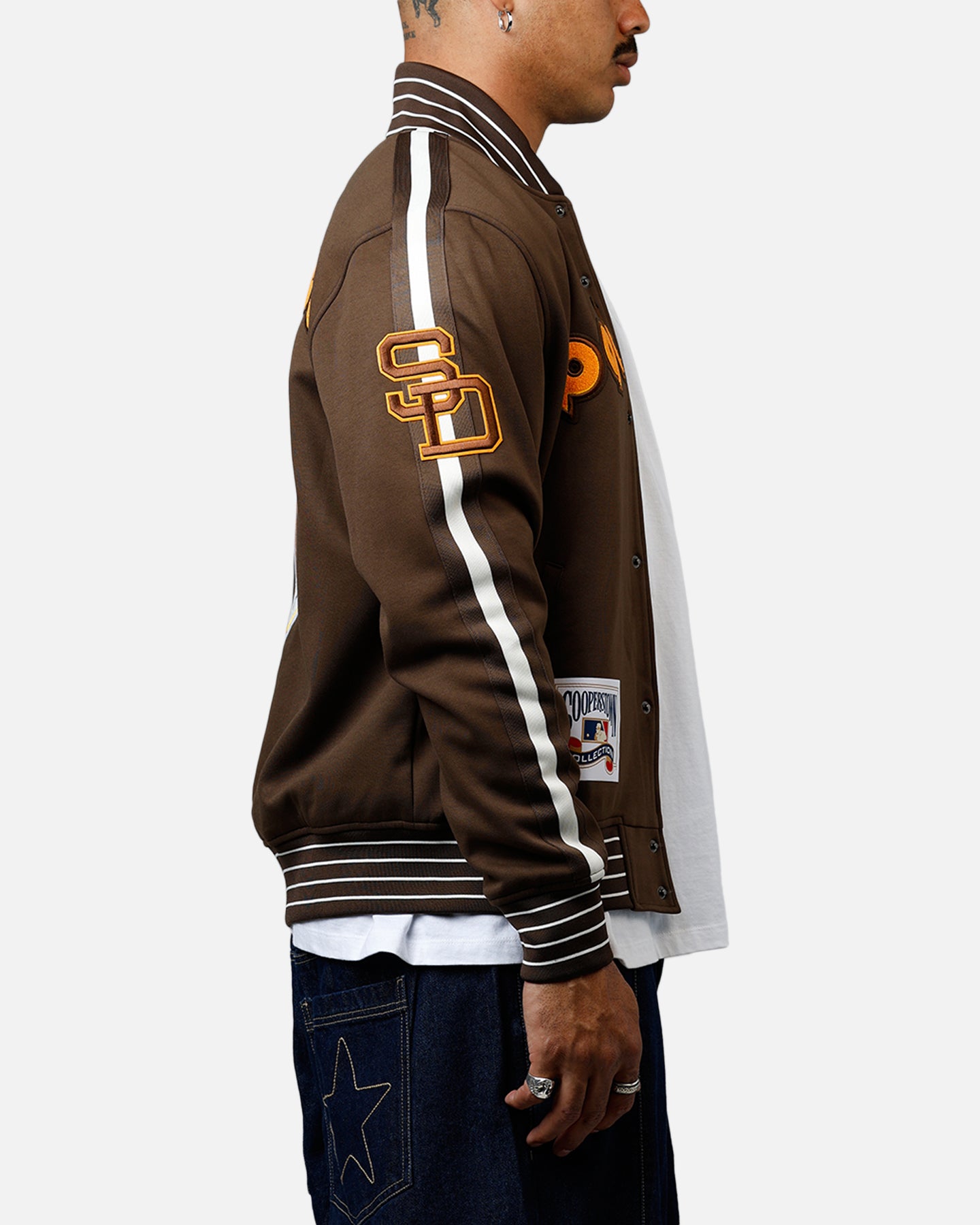 Pro Standard San Diego Padres Double Knit Jacket Brown | Culture