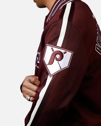 Pro Standard Philadelphia Phillies Double Knit Jacket Burgundy