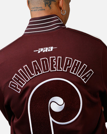 Pro Standard Philadelphia Phillies Double Knit Jacket Burgundy