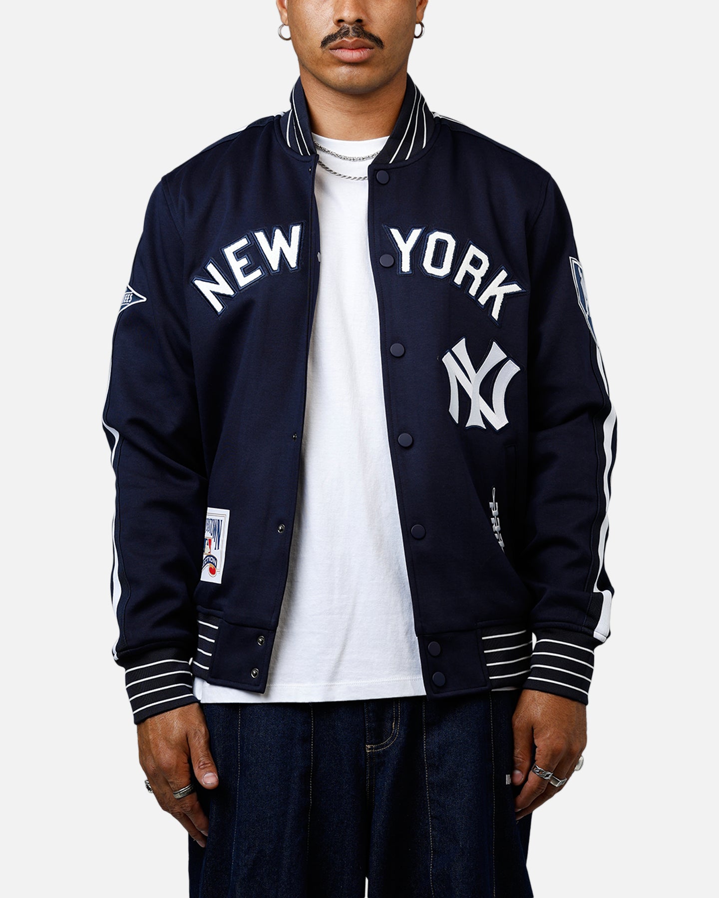 Pro Standard New York Yankees Double Knit Jacket Navy | Culture