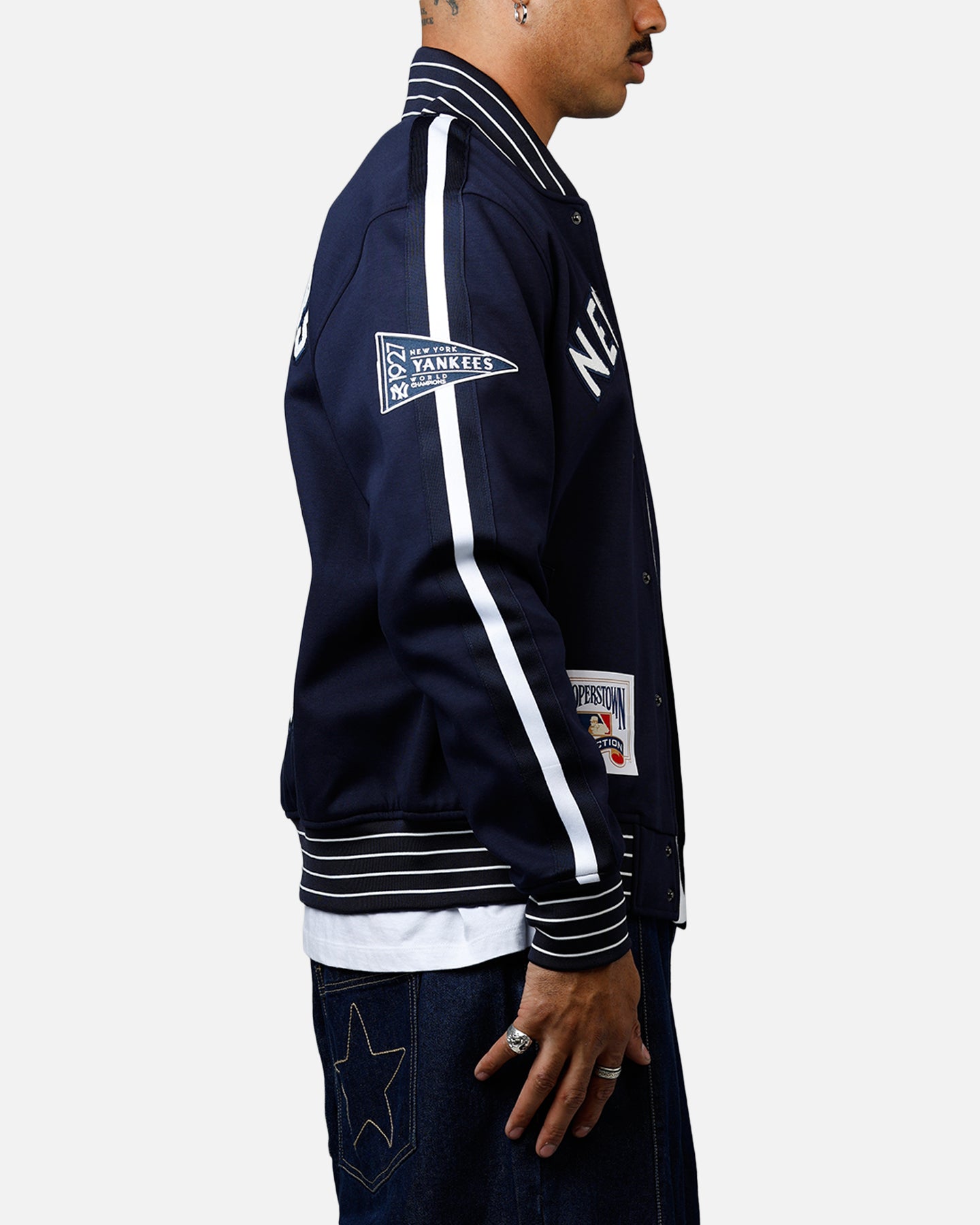 Pro Standard New York Yankees Double Knit Jacket Navy | Culture