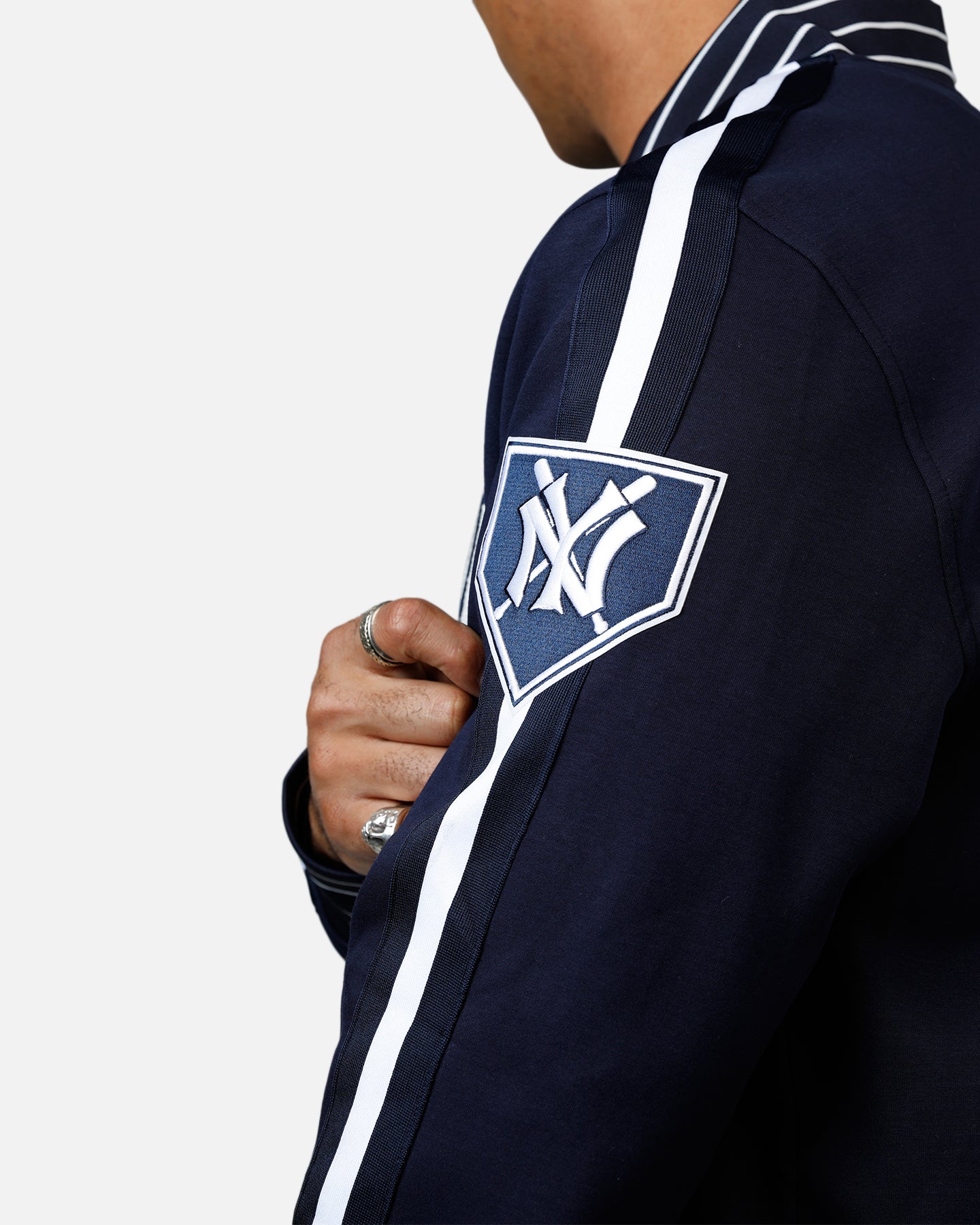 Pro Standard New York Yankees Double Knit Jacket Navy | Culture