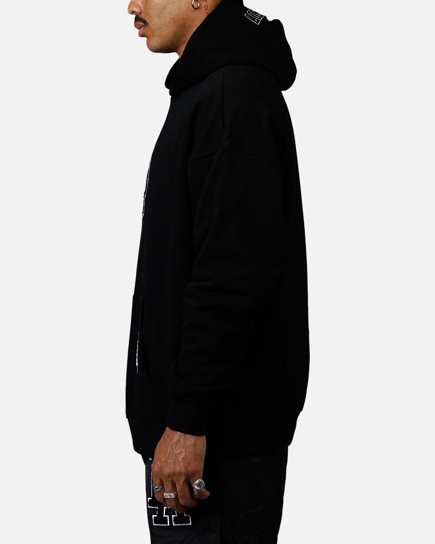 Pro Standard Los Angeles Dodgers Chenille Hoodie Black | Culture