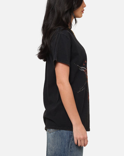 Bring Me The Horizon On Fire T-Shirt Black Vintage