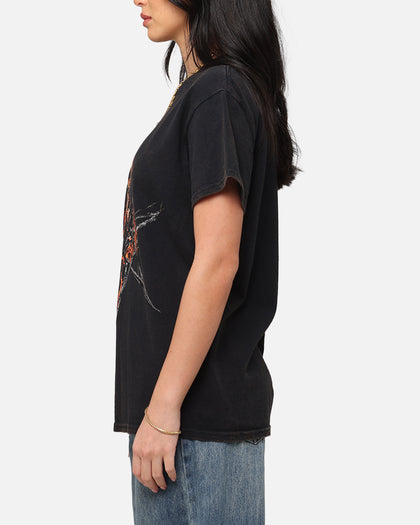 Bring Me The Horizon On Fire T-Shirt Black Vintage