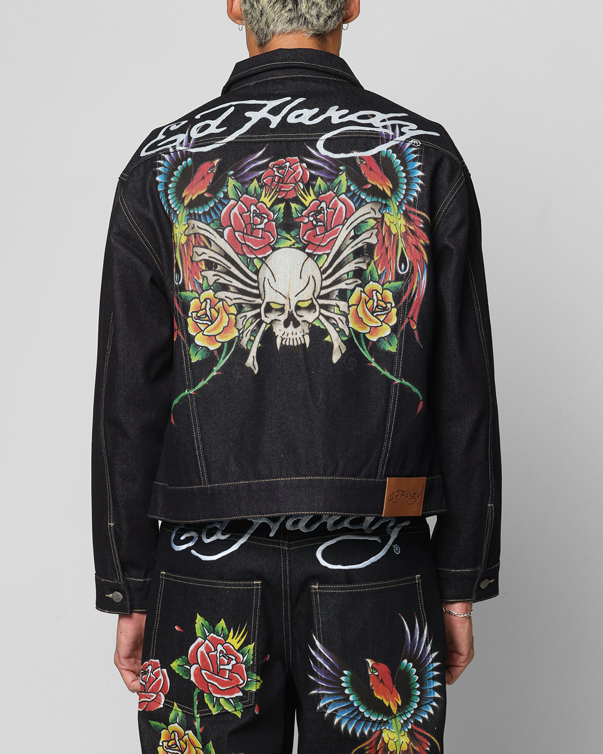 Ed Hardy Denim Jacket Raw Indigo | Culture Kings US