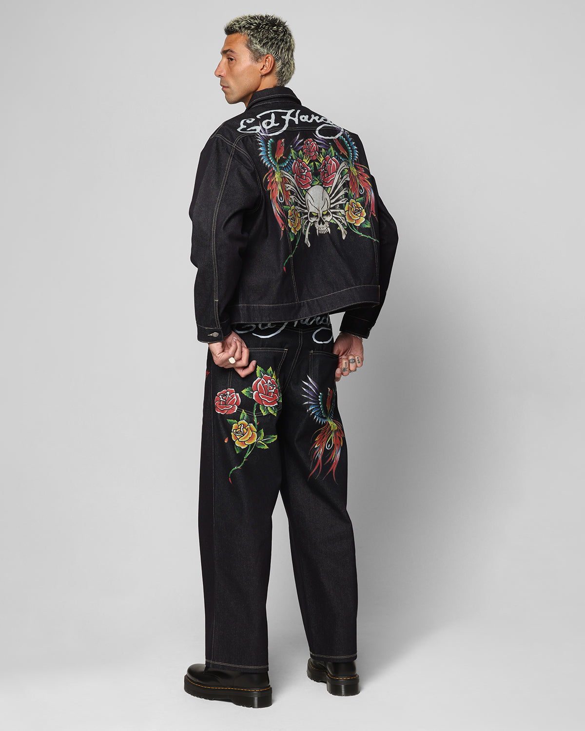Ed Hardy Denim Jacket Raw Indigo | Culture Kings US