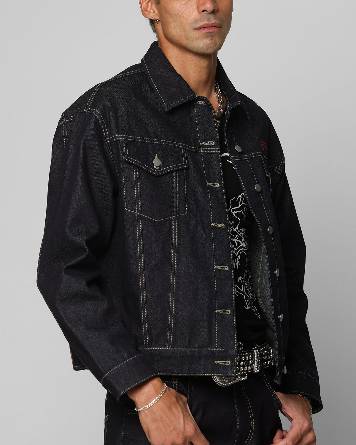 BADWAY Classic studs denim jacket インディゴ BADWAY OFFICIAL
