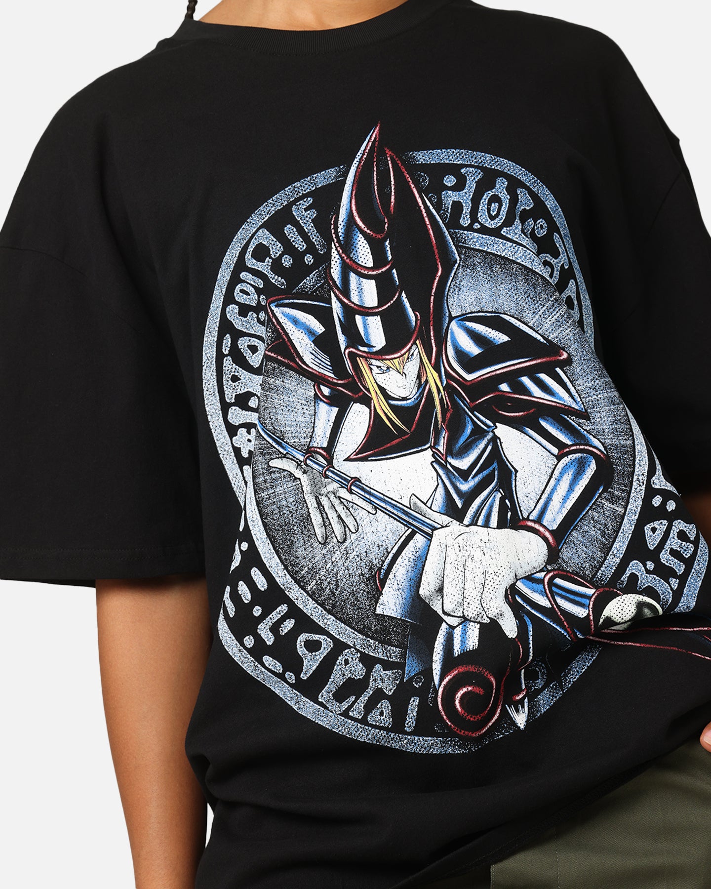 Goat Crew X Yu-Gi-Oh! Dark Magician Card Heavyweight T-Shirt Black