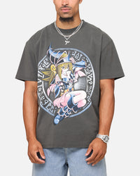 73Studio X Yu-Gi-Oh! Dark Magician Girl Card Heavyweight T-Shirt Black Wash